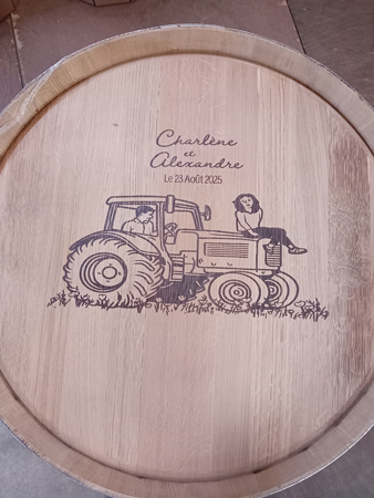 Barriques de décoration